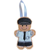 Kerker Lebkuchen Mann Filz Dekoration Kerker Lebkuchen Mann Filz Dekoration von TheNuttySquirrelUK