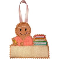 Lehrer Lebkuchen Mann Filz Dekoration Lehrer Lebkuchen Mann Filz Dekoration von TheNuttySquirrelUK