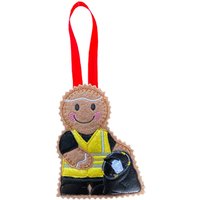 Müllsammler Lebkuchenmann Filz Dekoration Müllsammler Lebkuchenmann Filz Dekoration von TheNuttySquirrelUK