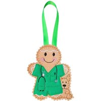 Tierarzt Lebkuchen Mann Filz Dekoration Tierarzt Lebkuchen Mann Filz Dekoration von TheNuttySquirrelUK