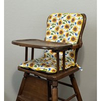 Kissen Für Hochstuhl, Sitzauflage Nach Maß Passend Deinen Vintage Holzhochstuhl von TheOccasionalChair