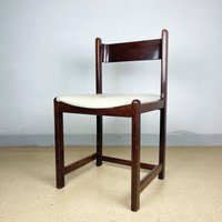 Mid Century Esszimmerschreibtischstuhl Italien 1960Er Jahre Vintage Bürostuhl von TheOldAtticSI