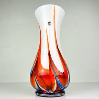 Muranoglas Handgeschliffene Vase Von Carlo Moretti Italien 1970Er Jahre Original Murano von TheOldAtticSI