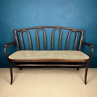 Original Sofa Canape Nr. 56 Von Gebrüder Thonet Wien 1930Er Jahre Österreich Altes Massivholz Und Cane von TheOldAtticSI