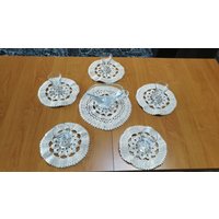 Servieren Pads/Hot Servierschale /Vintage /Platte Servieren /Serving Untersetzer /Essen /Handmade /Gehäkelte von TheOldTimeTreasures
