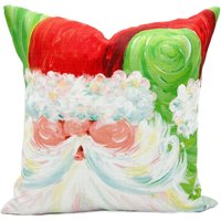 Swirly Weihnachtskissen || Skurriles - 034 von TheOlivePressTupelo