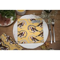 stieglitz Print Baumwolle Serviette, Bedruckte Tischwäsche stieglitz Print Baumwolle Serviette, Bedruckte Tischwäsche von TheOwleryPrints