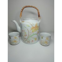 Vintage Porzellan Jgi Shaddy Mino Japan Teekanne Und Tassen Dreiteiliges Set. Hergestellt In von ThePJCompany
