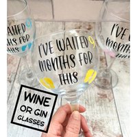Ich Habe 9 Monate Darauf Gewartet, Lustiges Neues Mum Geschenk, Babypartygeschenk Für Mama, Neue Muttergeschenk, Schwangerschaftsgeschenk von ThePaintedGiraffeUK