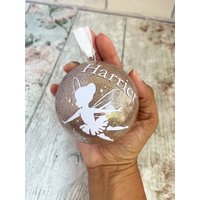 Personalisierte Feenkugel, Kugel Für Baby, Namenskugel, Weihnachtskugel, Baumschmuck, Weihnachtskugel von ThePaintedGiraffeUK