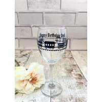 Zug Geschenke Für Männer, Weingläser Geschenk Zugliebhaber, Personalisiertes Weinglas, Papa Glas, Lokführer, Zugbegeisterte von ThePaintedGiraffeUK