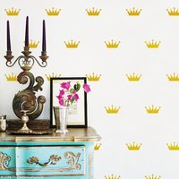 Kronen Wandtattoos Prinzessinnen Dekor, Gems Version | 54, 72 Oder 108 von ThePatternsFactory