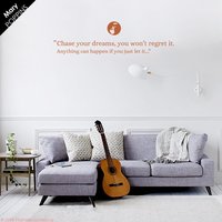 Mary Poppins Zitat Wandtattoo Chase Your Dreams Vinyl Kunst von ThePatternsFactory