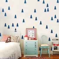 Pine Tree Wandaufkleber Wald Kinderzimmer Dekor - Entfernbares Vinyl von ThePatternsFactory