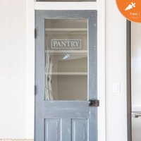 Pantry Door Sticker Küchensticker Pantry Door Sticker Küchensticker von ThePatternsFactory