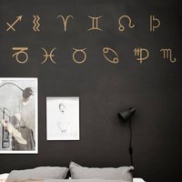 sternzeichen Wandtattoo Set Astrologie Wand Dekoration von ThePatternsFactory