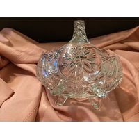 Glasfußkorb Ovales Design von ThePeacockButterfly
