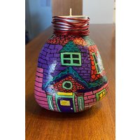 Handbemalter Stein Teelicht Kerzenhalter von ThePebbleStory