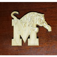 Maskottchen Team Logo 6-8 "| Laser Geschnittene Gravierte Holz Fußball-Basketball Schul Logos | Hängende Verzierung Fan Dekor Geschenk College von ThePetrifliedWood