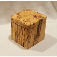 Ringschatulle Mit Deckel | Rustikale Schmuckaufbewahrung Geldversteck Einzigartiges Geburtstagsgeschenk Für Sie Oder Ihn von ThePetrifliedWood