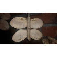 Schmetterling Gravierte Holzmarke | Einzigartiges Hängendes Custon Ast Scheibe Libelle Ornament Konfirmation, Taufe, Kommunion Oder Hochzeitsgeschenk von ThePetrifliedWood