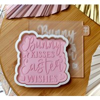 Hase Küsse Ostern Wünsche Ausstecher + Prägung von ThePinkIdeas