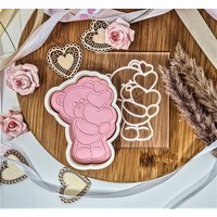 Valentinstag Bär Ausstechform + Embosser von ThePinkIdeas