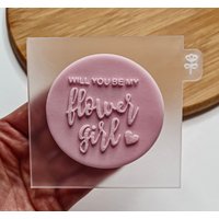 Will You Be My Flower Girl Cookie Embosser von ThePinkIdeas