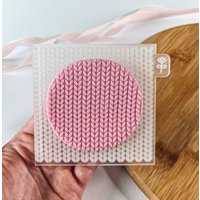 strickanleitung Cookie Embosser von ThePinkIdeas