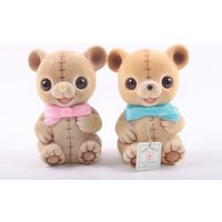 Spardose Fuzzy Wazzy Der Liebenswerte Bär Baby Geschenke Zwillinge Junge Mädchen ~ The Pink Room 20-01-350 von ThePinkRoom