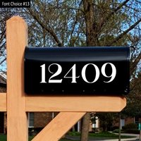 Custom Mailbox Hausnummer | Personalisierte Zahlen Für Vinyl Aufkleber Hausnummern Tür Reflektierende Farben Erhältlich Custom Mailbox Hausnummer | Personalisierte Zahlen Für Vinyl Aufkleber Hausnummern Tür Reflektierende Farben Erhältlich von ThePixiePrint