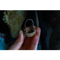 Winziger Eichelkorb Für Feengarten - Gemüse Werden Separat Verkauft Miniatur-Obst-Gemüsekorb Pilzsammel-Picknickkorb von ThePoeticMiniatures