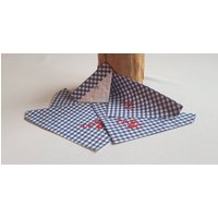 Hundehalstuch. Gingham Kontrastfutter Kragenfaden Bandanas von ThePoshPawsCompany