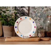 Ess-Set Für Kinder Oder Erwachsene Mit Mehrfarbigem Sternen-Design - Besteck, Teller, Schüssel, Becher, Geschirr, Küche, Abendessen, Nahrung Ess-Set Für Kinder Oder Erwachsene Mit Mehrfarbigem Sternen-Design - Besteck, Teller, Schüssel, Becher, Geschirr, Küche, Abendessen, Nahrung von ThePotteryPlaceUK