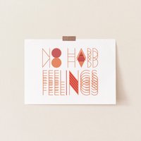 Wand Kunst Drucke Poster Typografie Druck Für Zuhause, Schlafzimmer Oder Wohnheim Dekor Abstrakte Rot Orange No Hard Feelings Wand Kunst Drucke Poster Typografie Druck Für Zuhause, Schlafzimmer Oder Wohnheim Dekor Abstrakte Rot Orange No Hard Feelings von ThePrintProduction