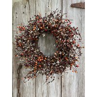 Beeren Kranz Burgund, Creme, Hagebutte - Rustikaler Bauernkranz Beeren Kranz Burgund, Creme, Hagebutte - Rustikaler Bauernkranz von ThePumpkinLadies