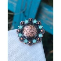 Mint Swarovski Crystal Concho. Bling von ThePunchyPosey