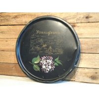 Tabletts Servierplatte Pennsylvania State Souvenir Vintage von ThePuppyDogTails