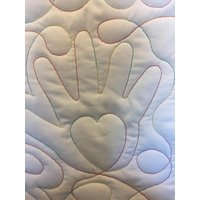 Diy No Sew Hand Print Quilt Kit von TheQuiltedGrandma