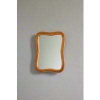 An Der Wand Befestigter Rattan-Spiegel von TheRattanCo