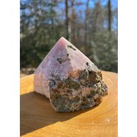 Wunderschöner Pinker Amethyst Punkt Raw Stehend Druzy Balance Ruhe von TheRavensRestShop