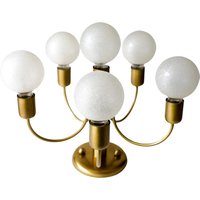 Vintage Mid Century Messing Sputnik Deckenlampe Von Tz Leuchten von TheRickmannGallery