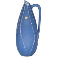 Vintage Schlossberg Keramik Vase Mid-Century Deutsche Keramik, "Azur" Design von TheRickmannGallery