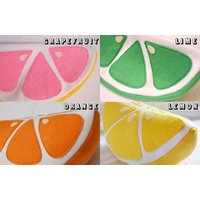 Super Süße Zitrus Stoffies | Zitrone, Orange, Limette, Grapefruit von TheRobotique