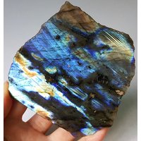 Aaa Natürlicher Blauer Blitz Regenbogen Labradorit Kristall Exemplar Stein/Edelstein Stein/Labradorit Heilung von TheRockland