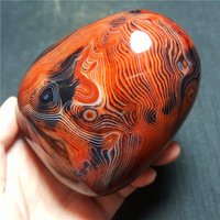 Top Beatiful Polished Silk Banded Achat Crystal/Lace Achat/Red From Madagascar/Healing Achat/Healing Stone/Energie/Geschenk von TheRockland