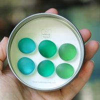 Glas Edelstein Magnete - Monterey Bay von TheRubbishRevival