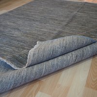 Handgesponnener Kelim Teppich in Grau 200x200 cm Handgesponnener Kelim Teppich in Grau 200x200 cm von TheRugMakers