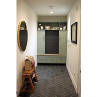 Mudroom Eingangsbereich-Schrank Mit Schuhablage, Garderobe Und Schubladen, Massivholz Custom, Handgefertigt in Den Usa von TheRusticForest