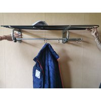 Flur Kleiderbügel Jacken Kleiderständer Hutablage Wandgarderobe Industrial Garderobe Rustikale Garderobenregal von TheSatisfactionShop9